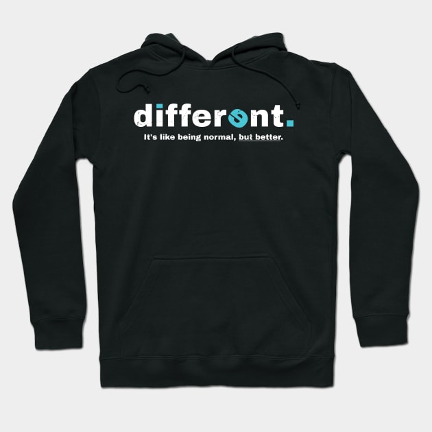 Different. be kind autism logo awareness month Hoodie by FFAFFF
